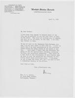 Letter to Mrs. C.G. (Ann) Austin, April  08, 1933