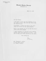 Letter to Mrs. C.G. (Ann) Austin, March  31, 1934