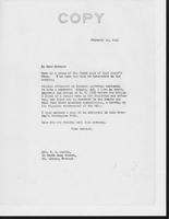 Warren R. Austin letter to Mrs. C.G. (Ann) Austin, February 11, 1941