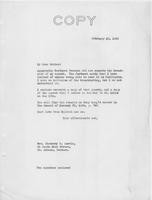 Letter to Mrs. C.G. (Ann) Austin, February 10, 1936