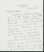 Warren R. Austin letter to Mrs. C.G. (Ann) Austin, January 4, 1941