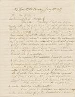 Letter from AUSTIN JACOBS COOLIDGE to GEORGE PERKINS MARSH,                             dated January 13, 1859.