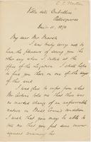 Letter from CHARLES ELIOT NORTON to GEORGE PERKINS MARSH, dated                             December 11, 1870.