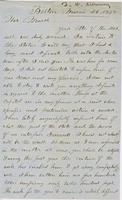 Letter from THOMAS WILLIAM SILLOWAY to GEORGE PERKINS MARSH,                             dated March 26, 1858.