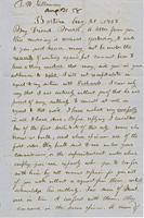 Letter from THOMAS WILLIAM SILLOWAY to GEORGE PERKINS MARSH,                             dated August 21, 1858.
