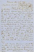 Letter from HIRAM POWERS to GEORGE PERKINS MARSH, dated December                             22, 1864.
